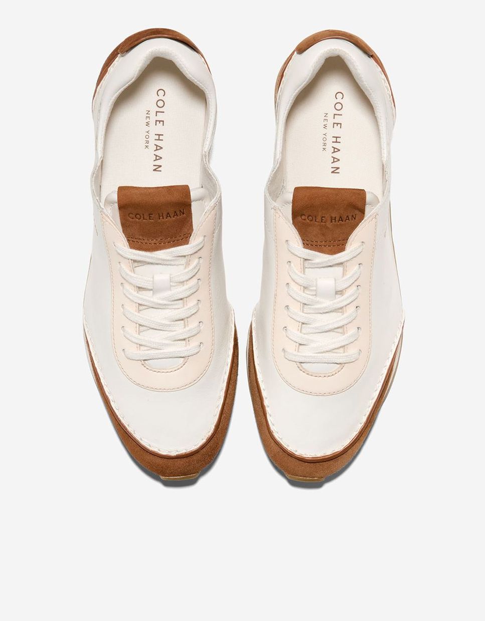 Zapatillas deportivas de mujer con amortiguación energyweave confeccionadas en piel - Cole Haan - Natural Natural-6