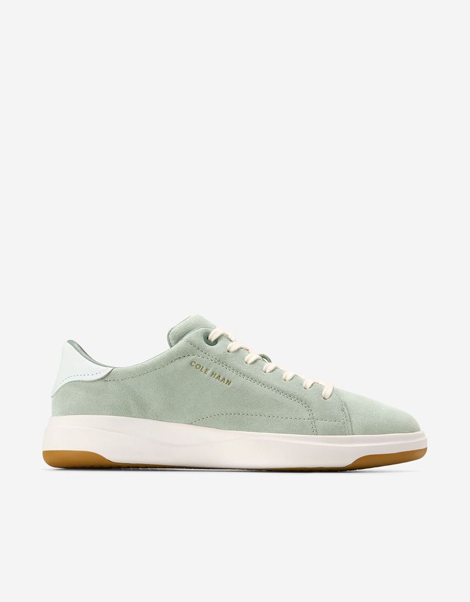 Zapatillas deportivas de mujer inspiradas en el tennis confeccionadas en piel - Cole Haan - Verde Verde-1