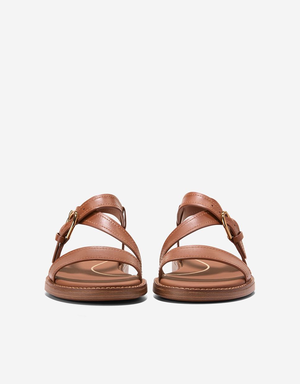 Sandalias planas de mujer confeccionadas en piel - Cole Haan - Marrón Marrón-3
