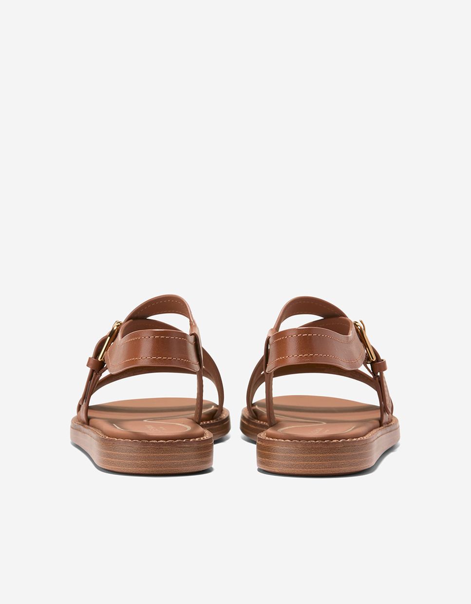 Sandalias planas de mujer confeccionadas en piel - Cole Haan - Marrón Marrón-2