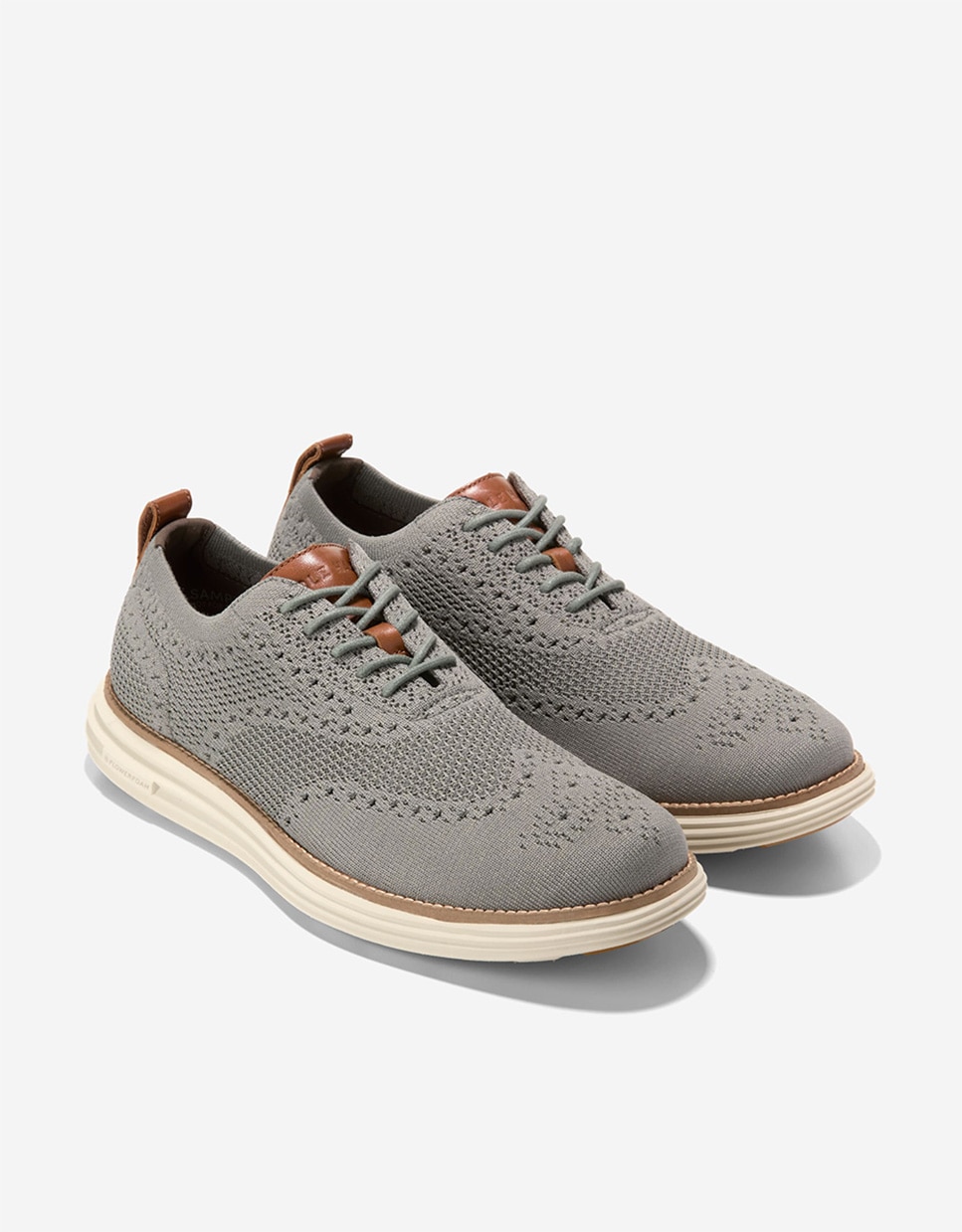 Zapato oxford de hombre confeccionado en tejido transpirable stitchlite™ - Cole Haan - Gris Gris-4