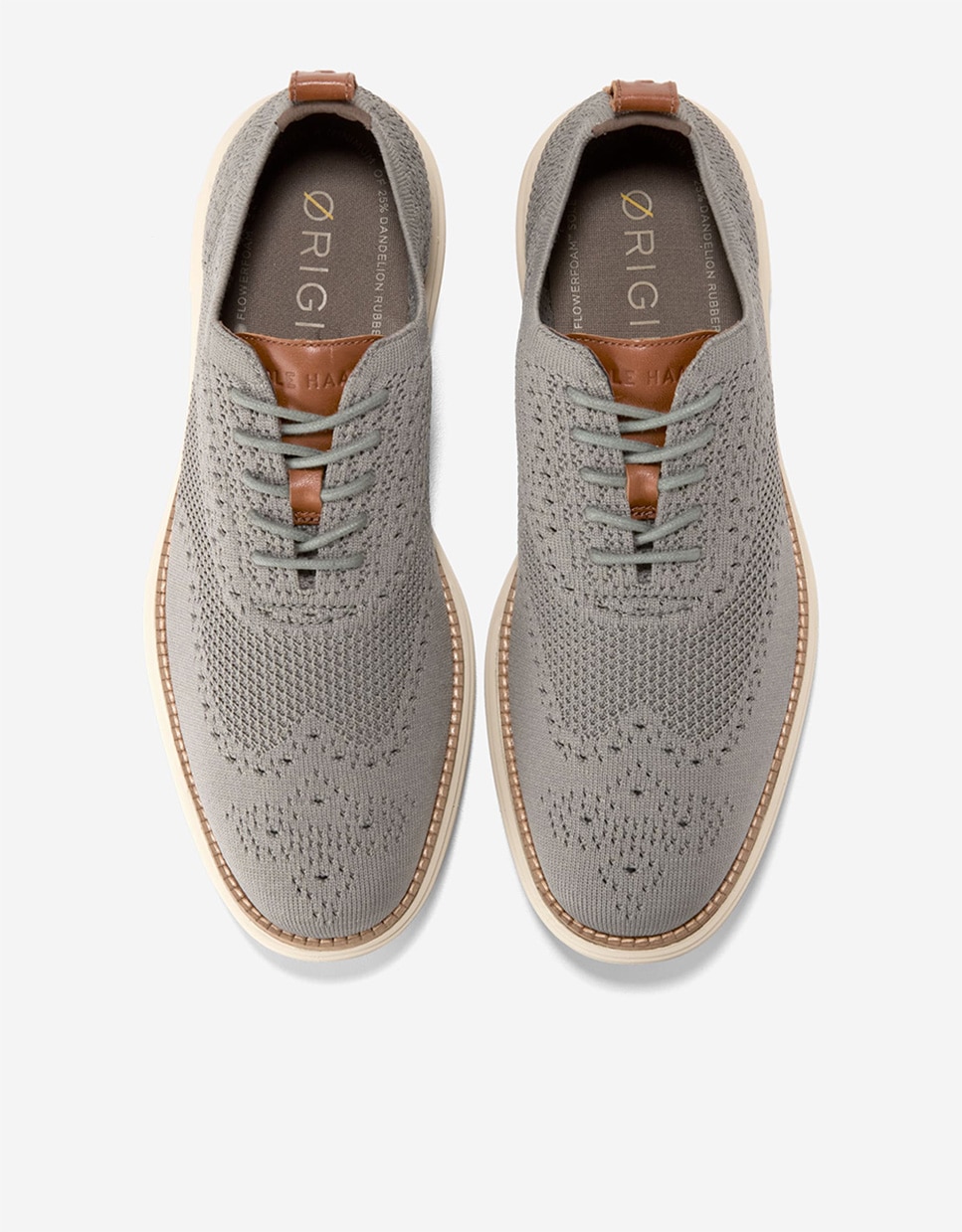 Zapato oxford de hombre confeccionado en tejido transpirable stitchlite™ - Cole Haan - Gris Gris-5