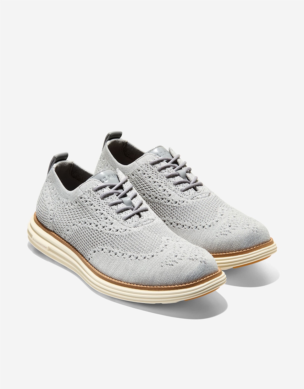 Zapato oxford de hombre confeccionado en tejido transpirable stitchlite™ - Cole Haan - Gris claro Gris claro-4