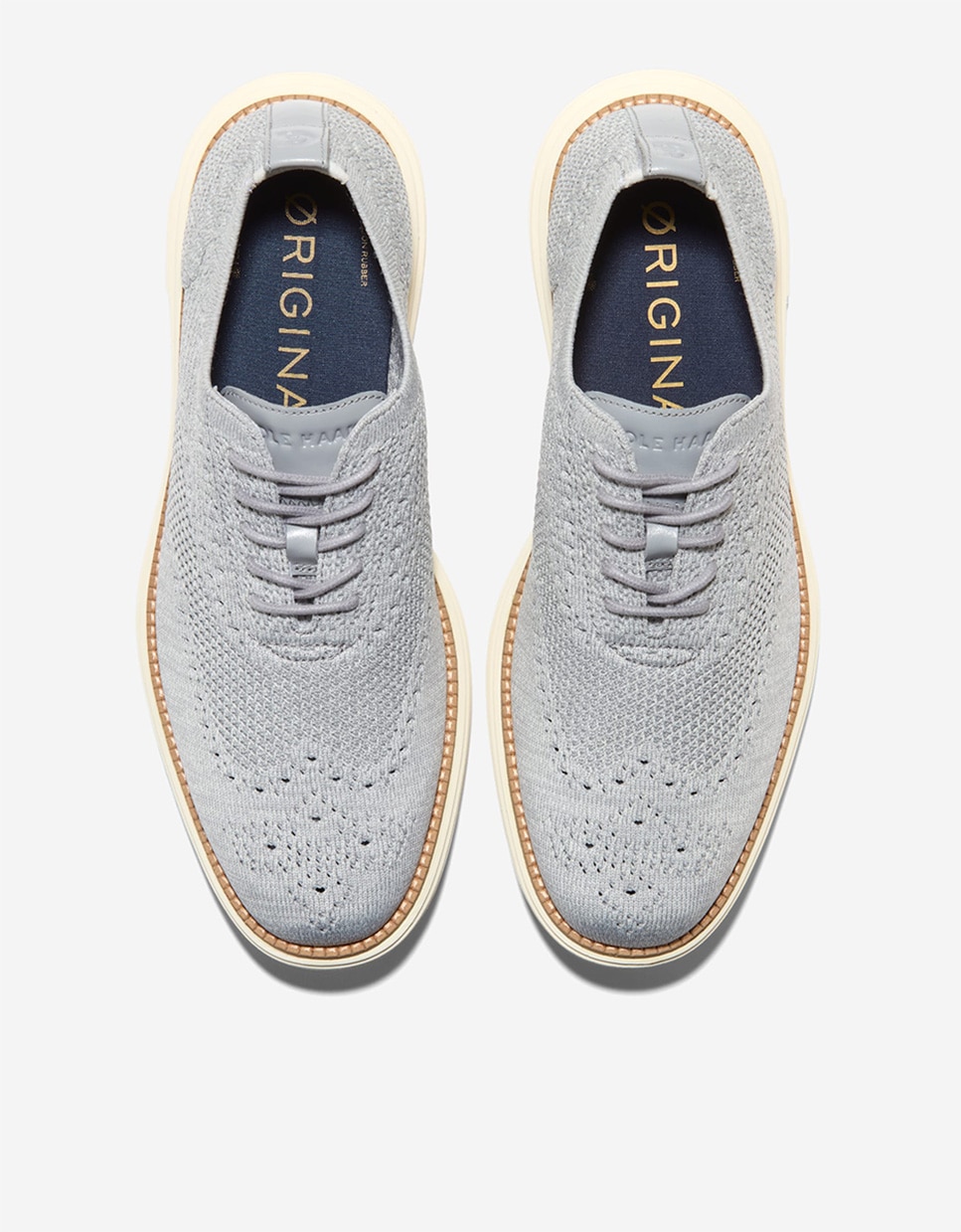 Zapato oxford de hombre confeccionado en tejido transpirable stitchlite™ - Cole Haan - Gris claro Gris claro-5