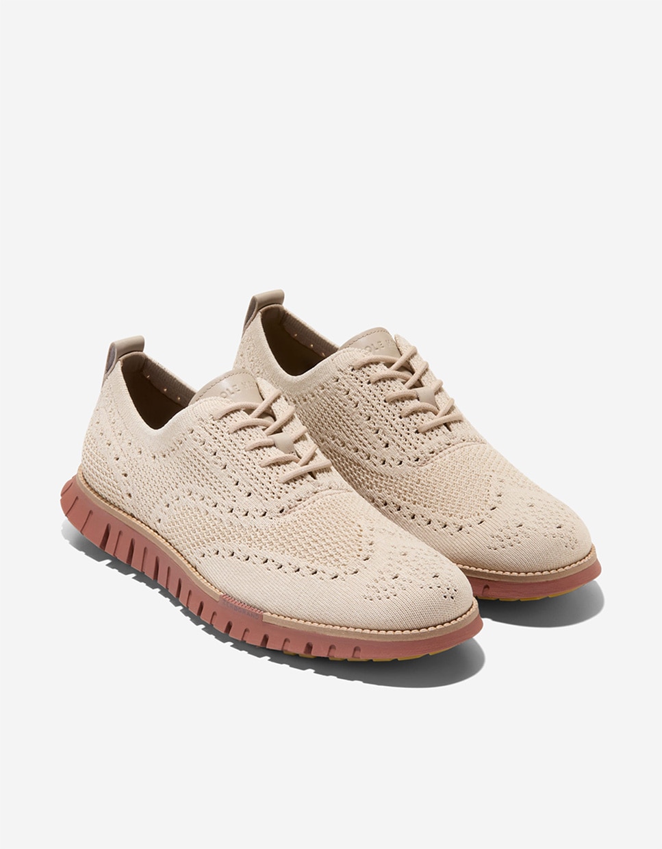 Zapato oxford de hombre confeccionado en tejido transpirable stitchlite™ - Cole Haan - Beige Beige-4