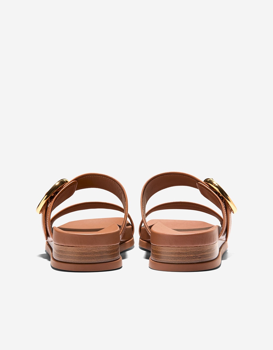 Sandalias planas de mujer confeccionadas en piel - Cole Haan - Marrón Marrón-2