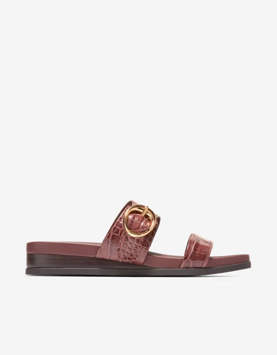 Sandalias planas de mujer confeccionadas en piel - Cole Haan - Marrón Marrón-1