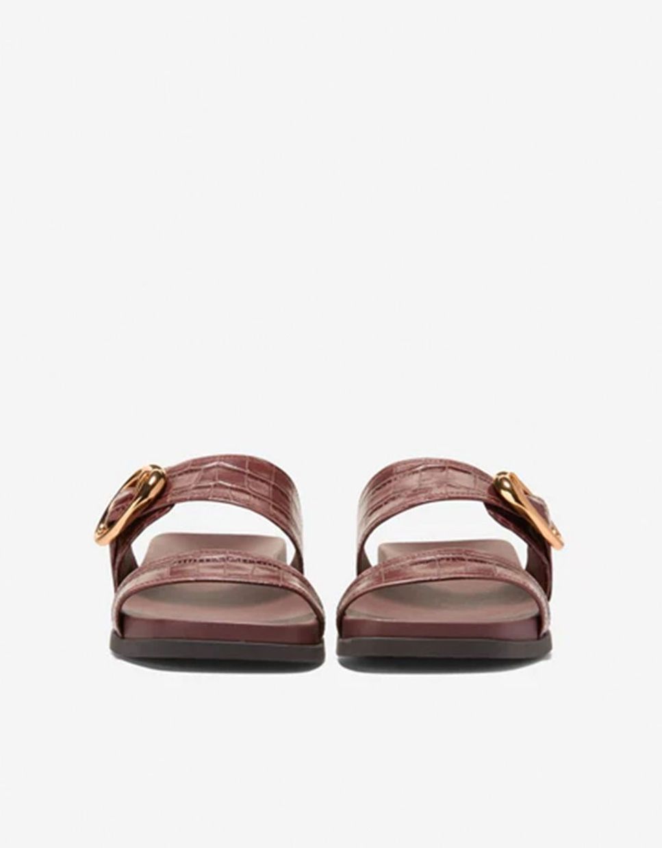 Sandalias planas de mujer confeccionadas en piel - Cole Haan - Marrón Marrón-3