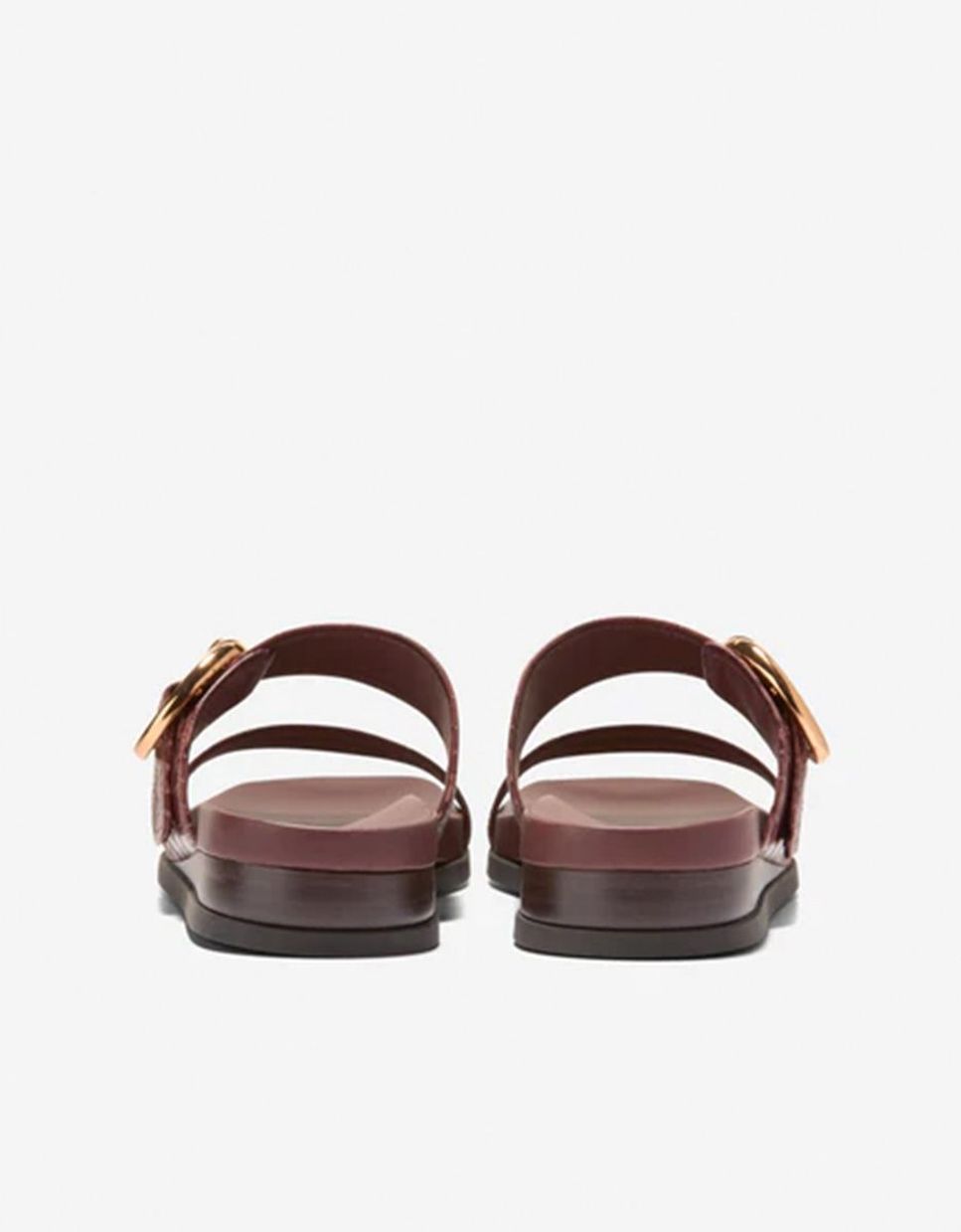 Sandalias planas de mujer confeccionadas en piel - Cole Haan - Marrón Marrón-2