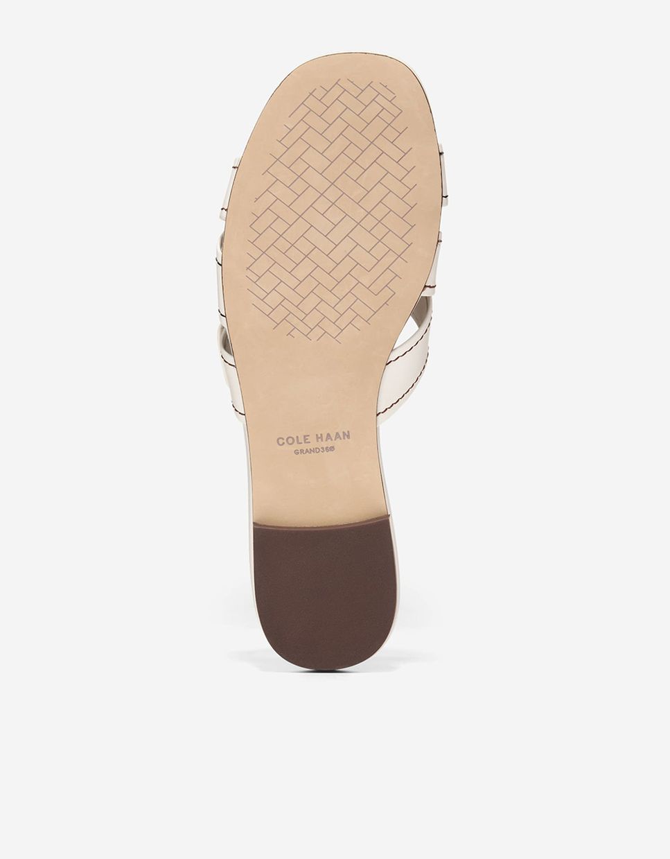 Sandalias planas de mujer confeccionadas en piel - Cole Haan - Blanco Blanco-2