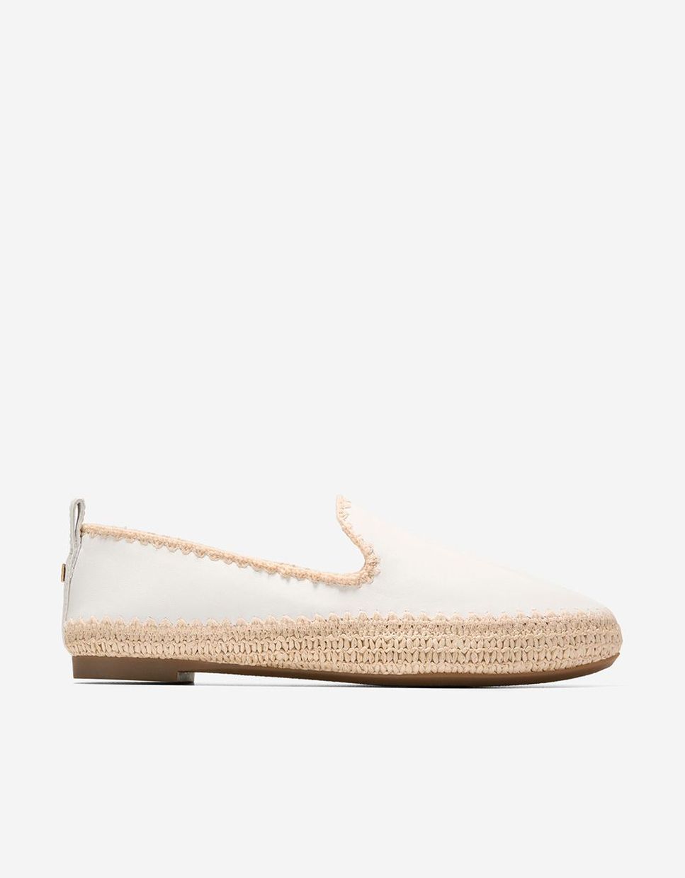 Mocasines planos de mujer confeccionados en piel - Cole Haan - Blanco Blanco-1