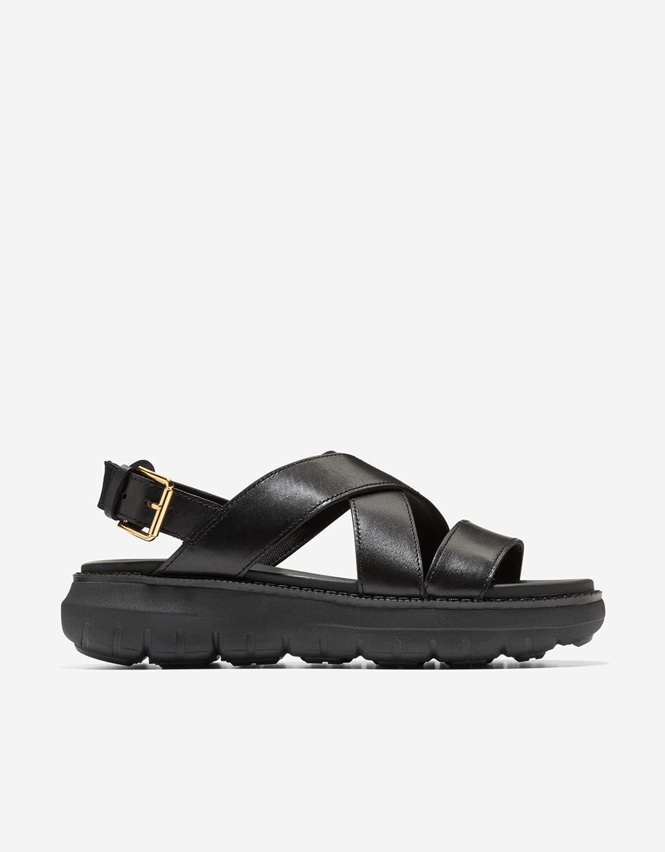 Sandalias planas de mujer confeccionadas en piel - Cole Haan - Negro Negro-1