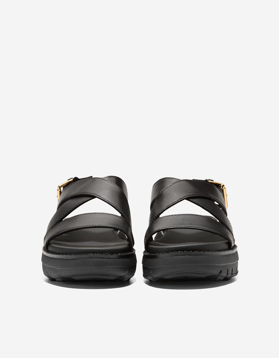 Sandalias planas de mujer confeccionadas en piel - Cole Haan - Negro Negro-3
