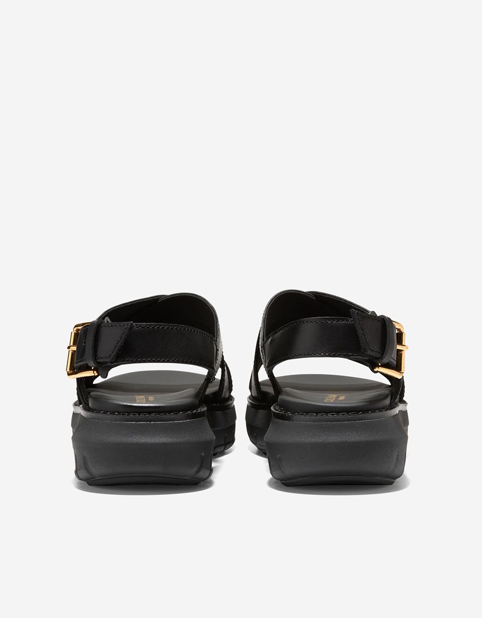 Sandalias planas de mujer confeccionadas en piel - Cole Haan - Negro Negro-2
