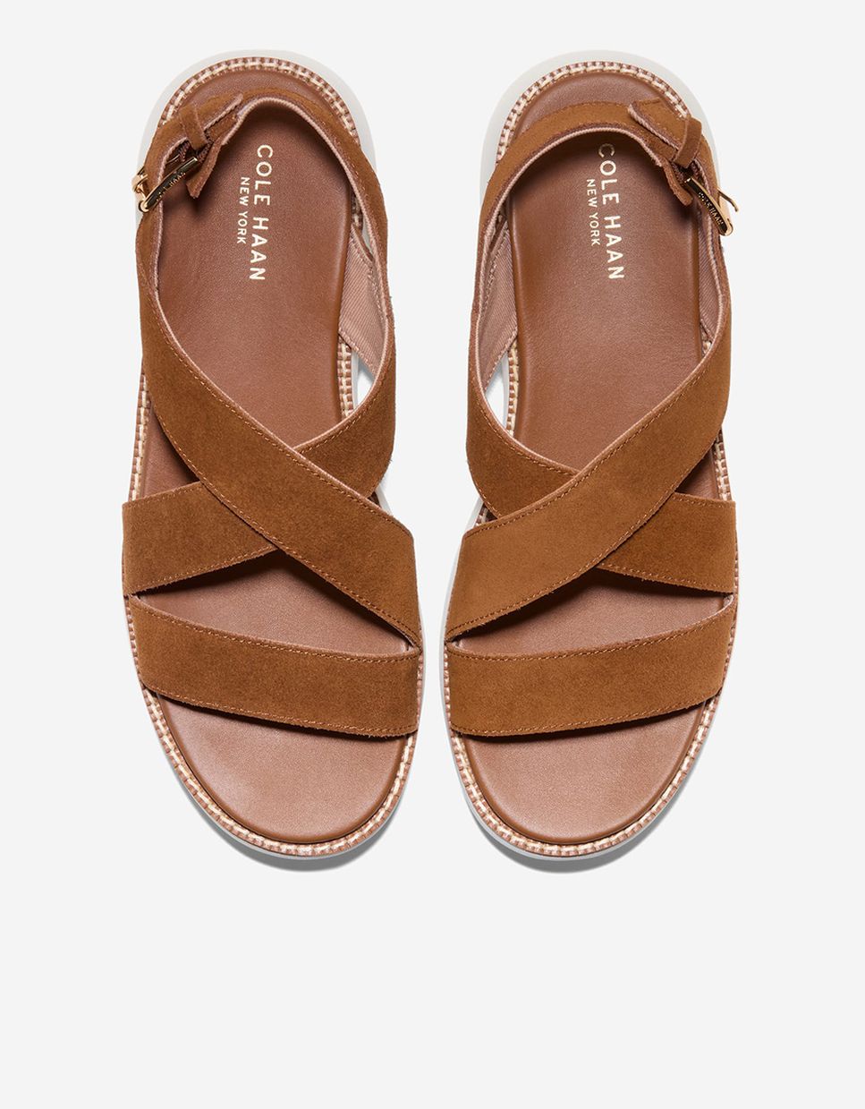 Sandalias planas de mujer confeccionadas en piel - Cole Haan - Marrón Marrón-5