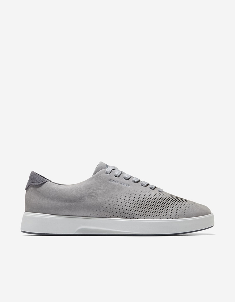 Zapatillas deportivas de hombre confeccionadas en piel perforada - Cole Haan - Gris Gris-1