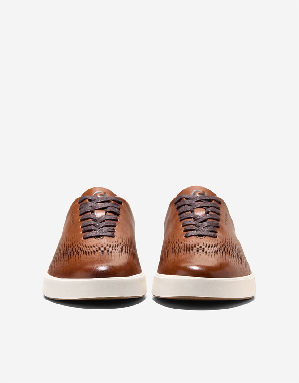 Zapatillas deportivas de hombre confeccionadas en piel perforada - Cole Haan - Marrón Marrón-3