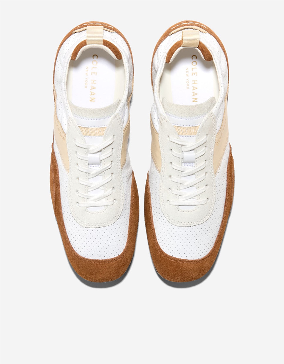 Zapatillas deportivas de mujer con diseño ligero confeccionadas en piel - Cole Haan - Blanco Blanco-5