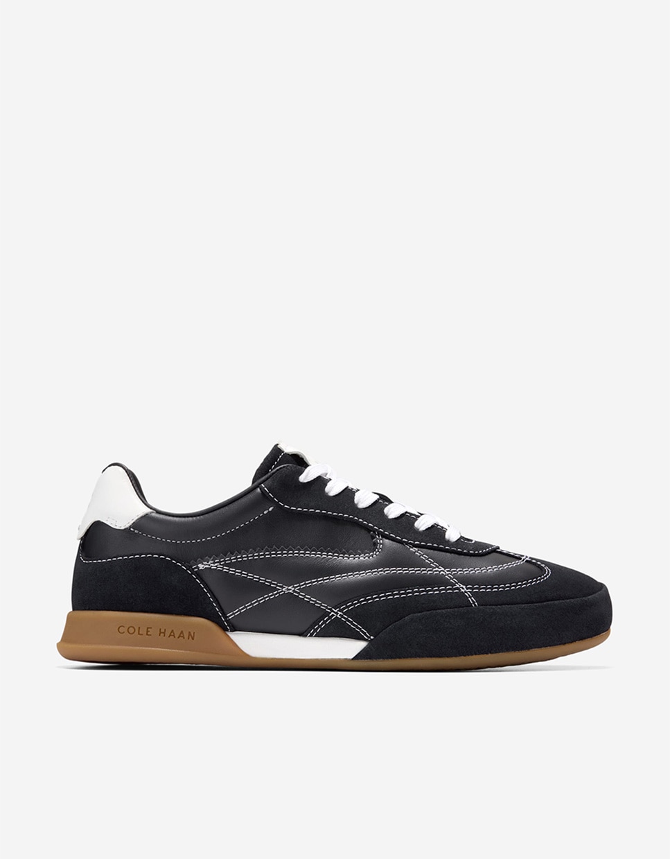 Zapatillas deportivas de mujer inspiradas en el fútbol confeccionadas en piel - Cole Haan - Negro Negro-1