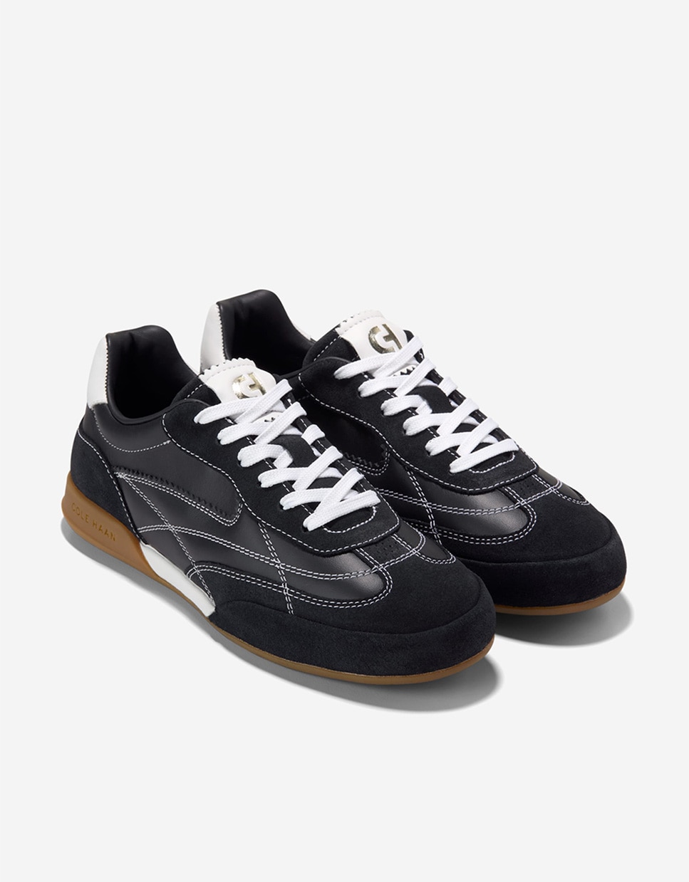 Zapatillas deportivas de mujer inspiradas en el fútbol confeccionadas en piel - Cole Haan - Negro Negro-4