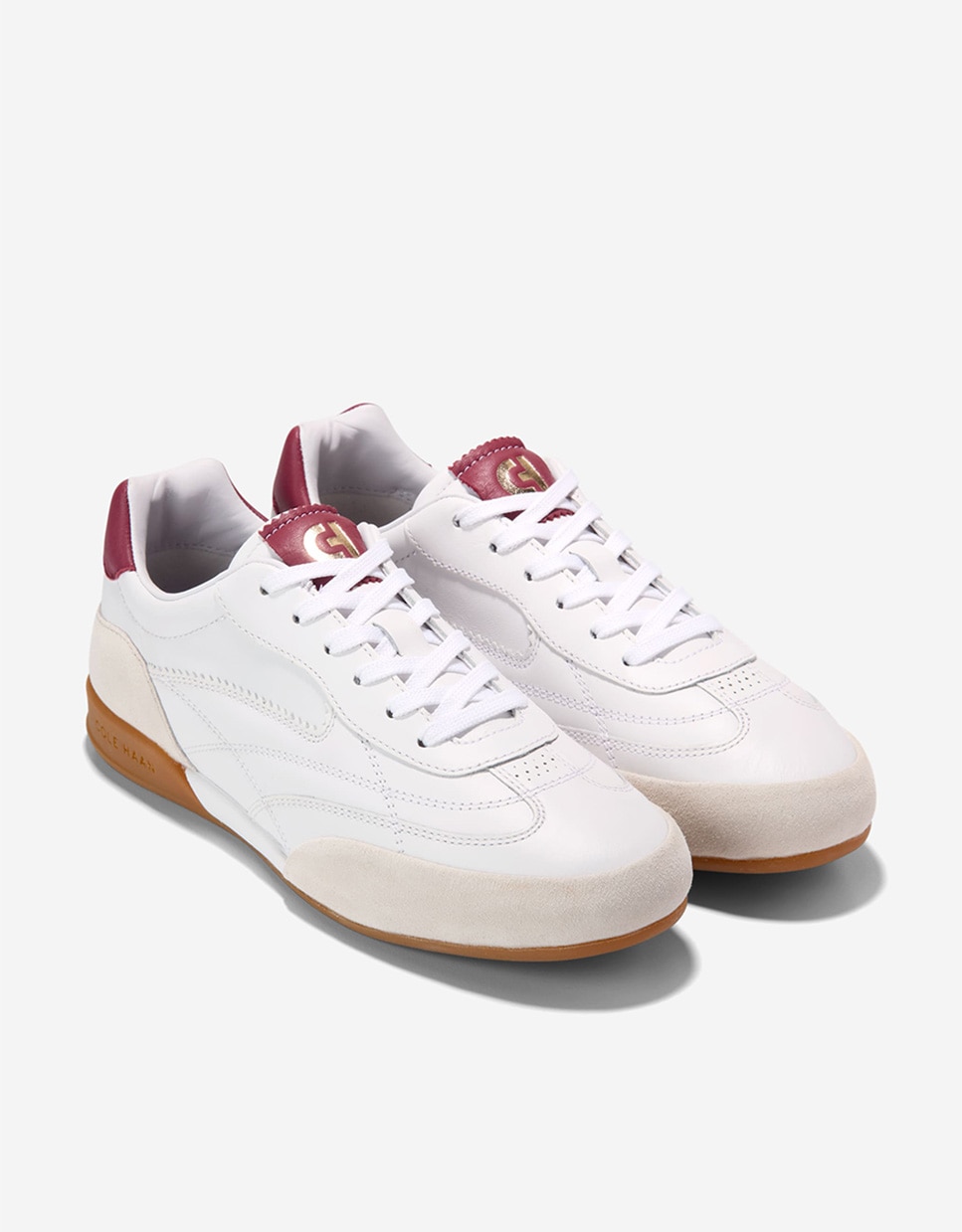 Zapatillas deportivas de mujer inspiradas en el fútbol confeccionadas en piel - Cole Haan - Blanco Blanco-4