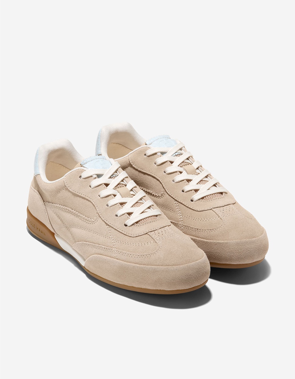 Zapatillas deportivas de mujer inspiradas en el fútbol confeccionadas en piel - Cole Haan - Gris Gris-4