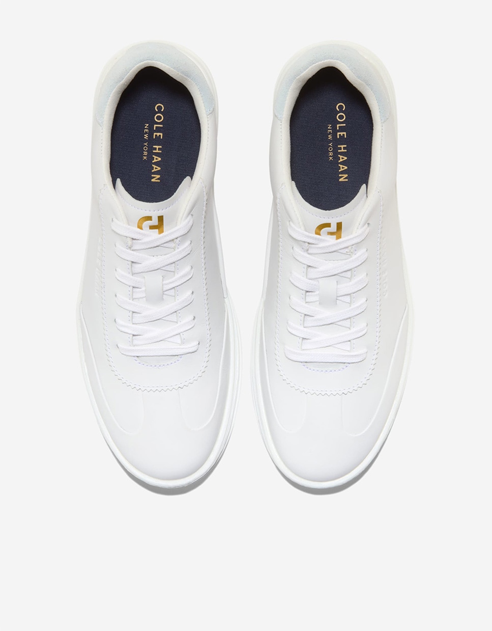 Zapatillas deportivas de mujer con amortiguación skyweave™ confeccionadas en piel - Cole Haan - Blanco Blanco-5