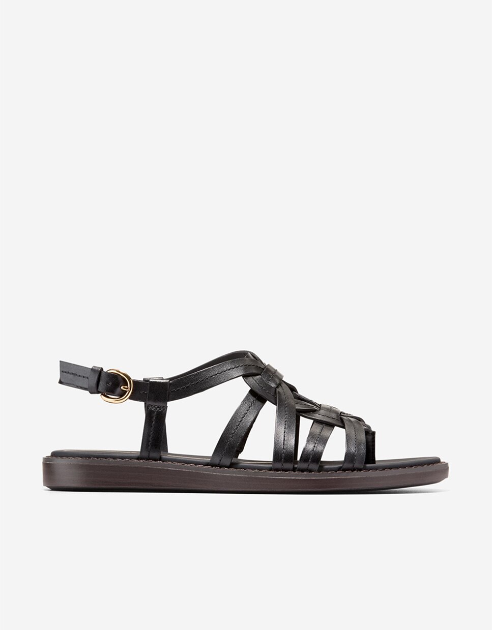 Sandalias planas de mujer confeccionadas en piel - Cole Haan - Negro Negro-1