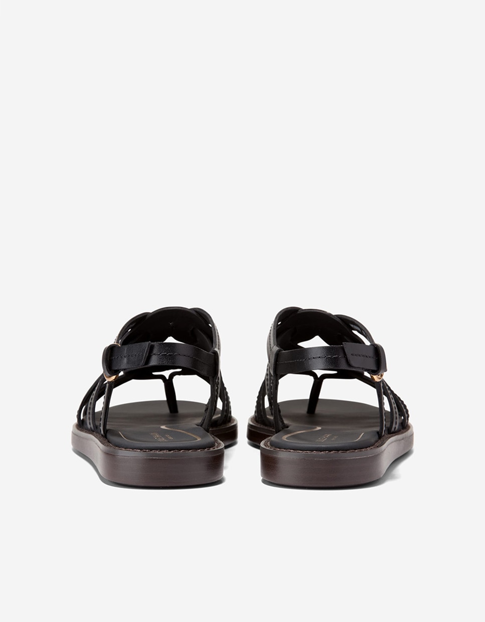 Sandalias planas de mujer confeccionadas en piel - Cole Haan - Negro Negro-2
