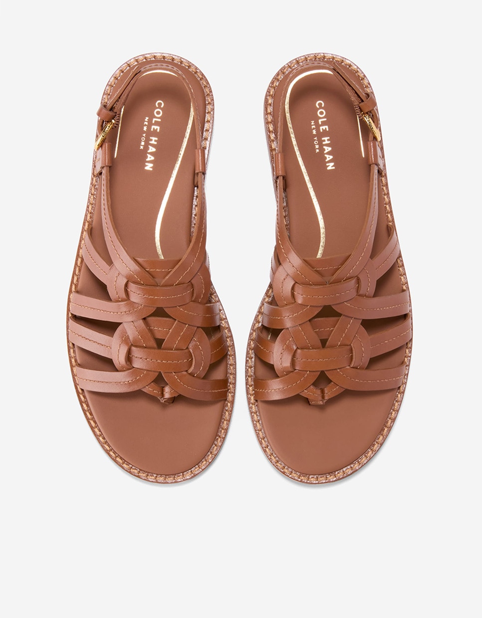 Sandalias planas de mujer confeccionadas en piel - Cole Haan - Marrón Marrón-5