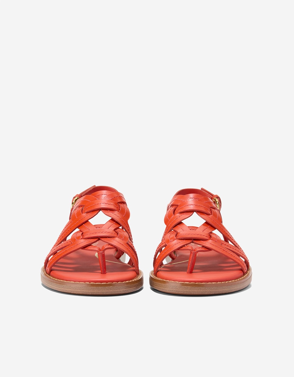 Sandalias planas de mujer confeccionadas en piel - Cole Haan - Coral Coral-3