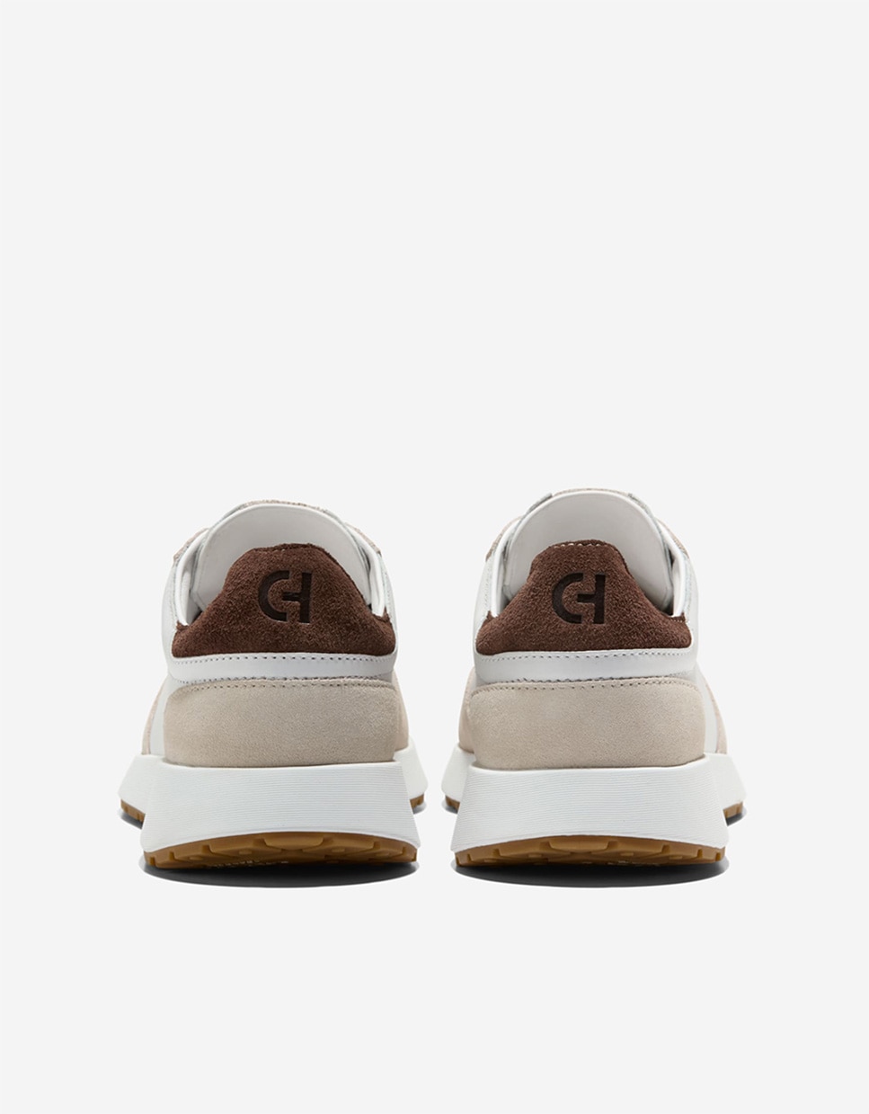 Zapatillas deportivas de mujer de inspiración vintage con ajuste elástico - Cole Haan - Blanco Blanco-3
