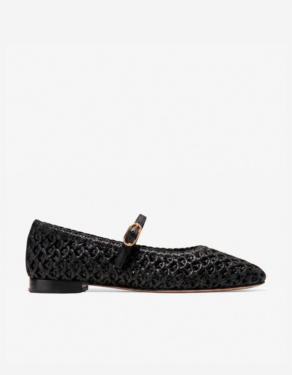 Bailarinas planas de mujer confeccionadas en tejido crochet - Cole Haan - Negro Negro-1