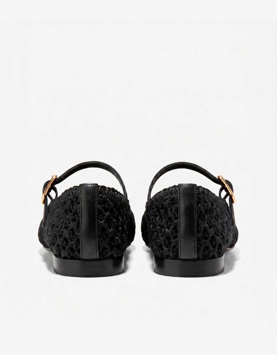 Bailarinas planas de mujer confeccionadas en tejido crochet - Cole Haan - Negro Negro-2