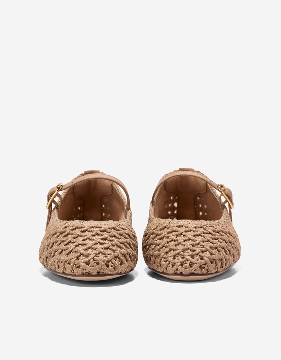 Bailarinas planas de mujer confeccionadas en tejido crochet - Cole Haan - Beige Beige-3