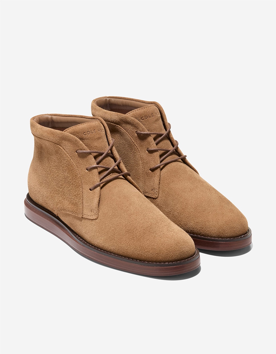 Imagen 4 de Botines de hombre confeccionados en piel con tecnología flexcraft™ - Cole Haan - Marrón claro Marrón claro