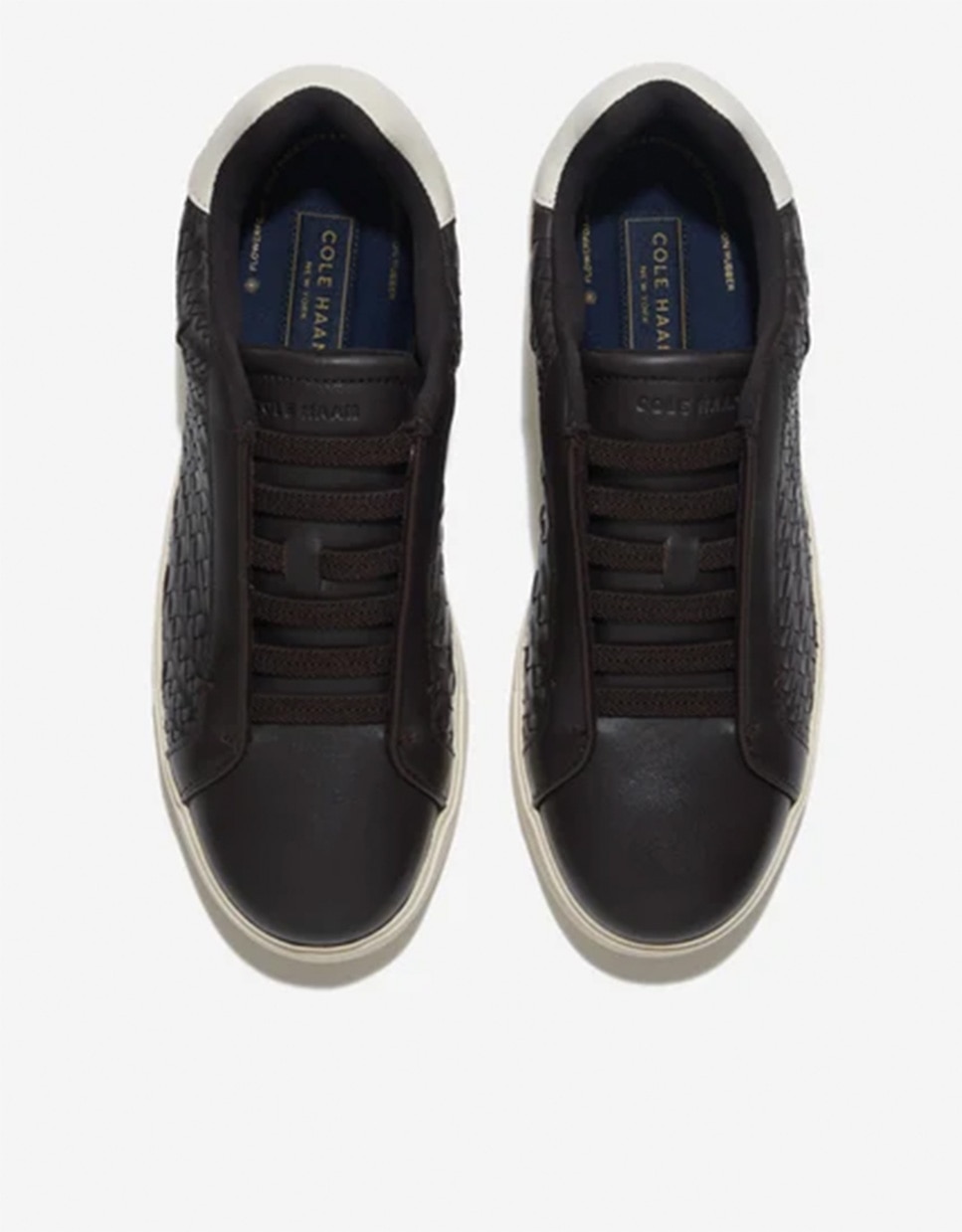 Imagen 5 de Zapatillas deportivas de mujer con cordones elásticos confeccionadas en piel - Cole Haan - Marrón oscuro Marrón oscuro