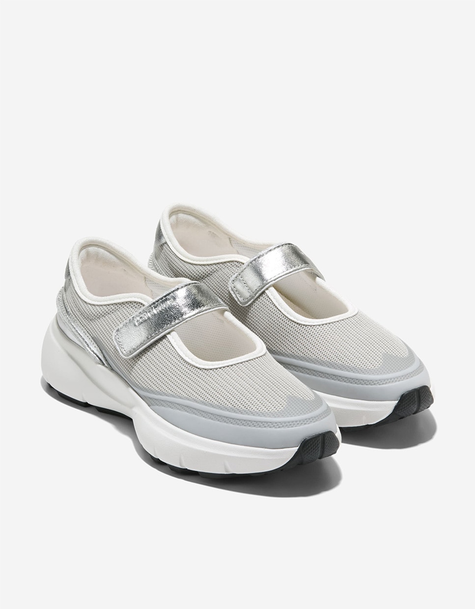 Zapatillas deportivas de mujer con amortiguación featherfeel™ confeccionadas en piel - Cole Haan - Gris Gris-4