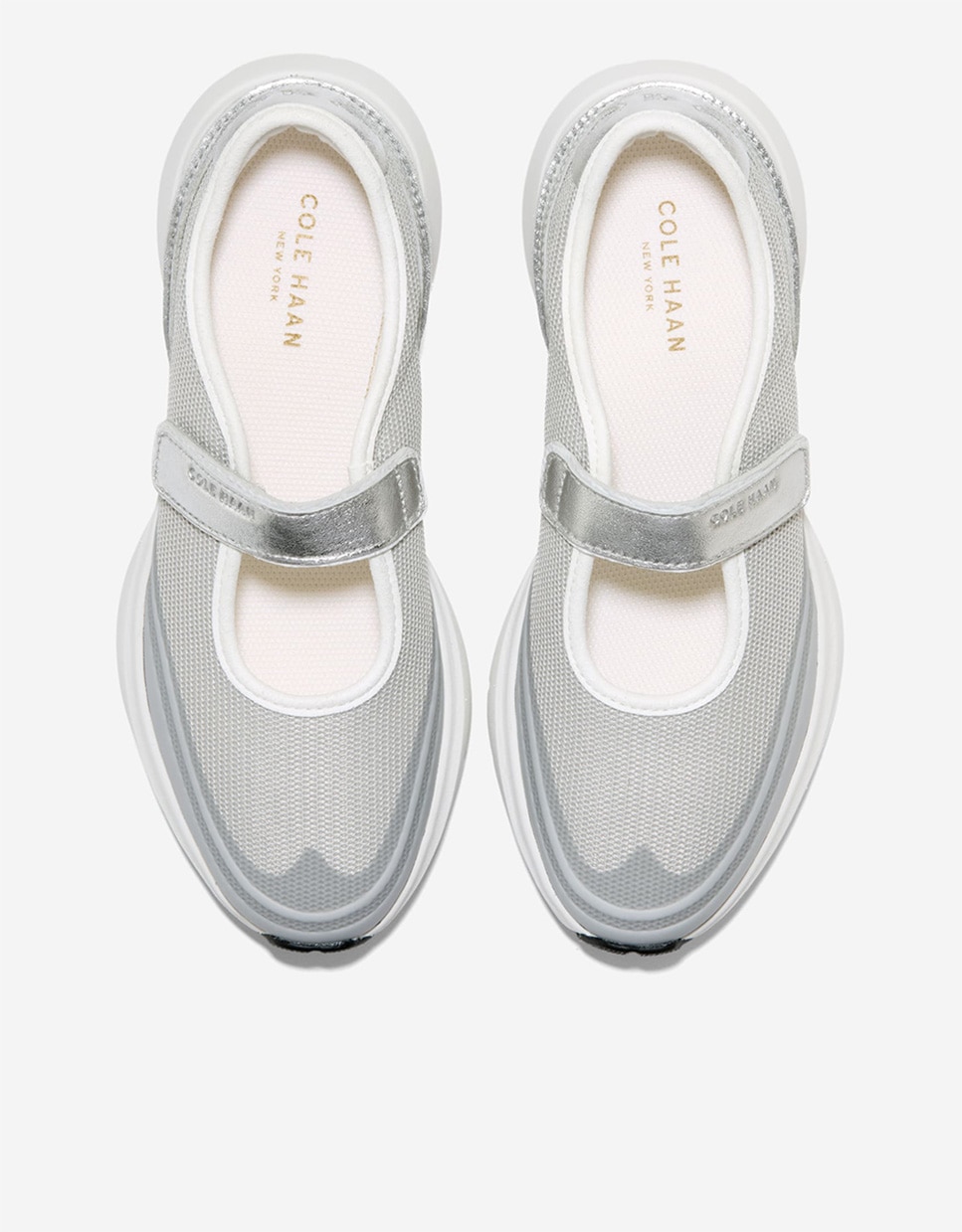 Zapatillas deportivas de mujer con amortiguación featherfeel™ confeccionadas en piel - Cole Haan - Gris Gris-5