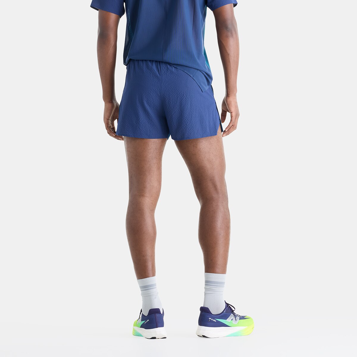 Imagen 2 de Short running de hombre RC Ultra Light Printed 3" New Balance - Azul Azul