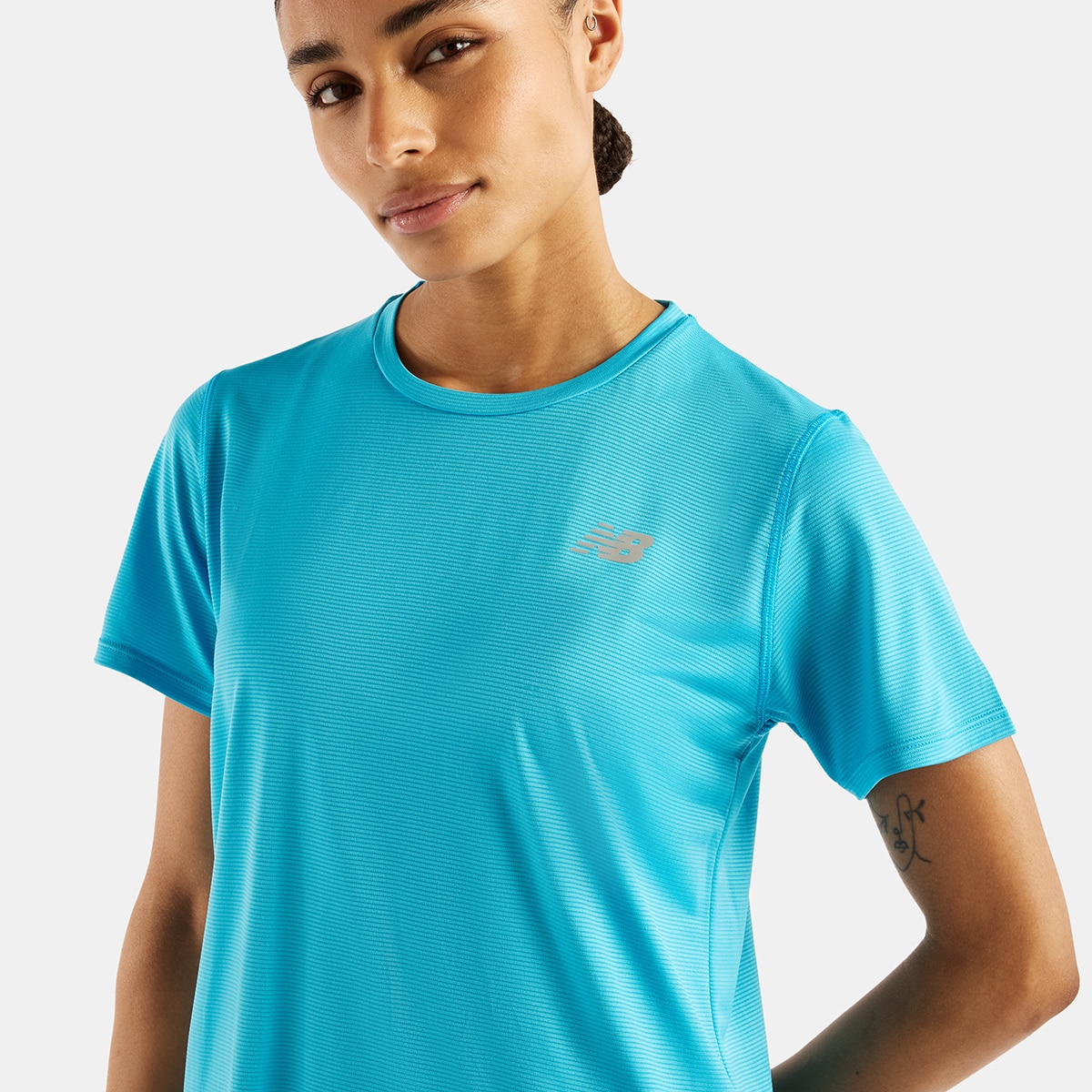 Imagen 3 de Camiseta running de mujer Sport Essential New Balance - Azul Azul