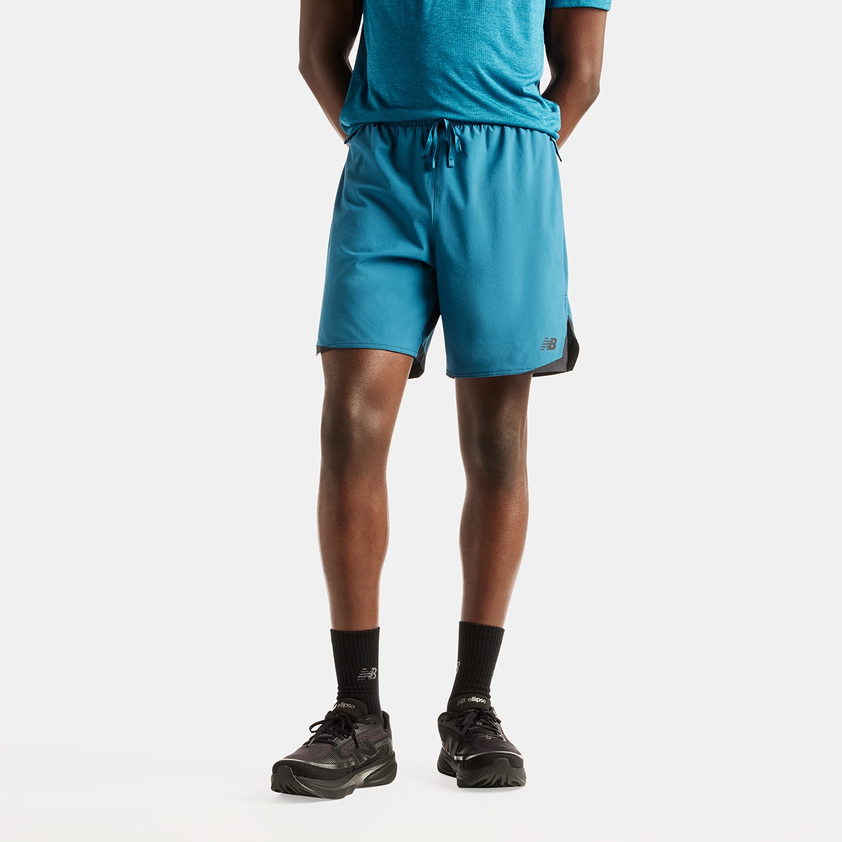 Imagen 1 de Short running de hombre 7" RC Essential New Balance Azul Océano