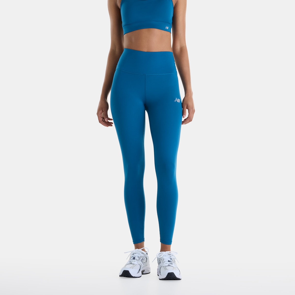 Imagen 0 de Mallas performance de mujer NB Harmony High Rise New Balance Azul Océano