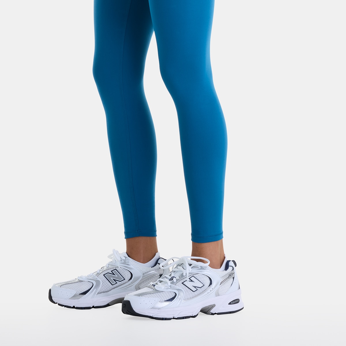 Mallas performance de mujer NB Harmony High Rise New Balance - Azul Océano Azul Océano-4