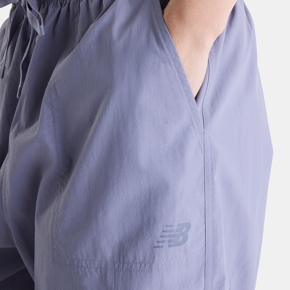 Pantalón casual de mujer Woven Cargo New Balance - Gris Gris-4