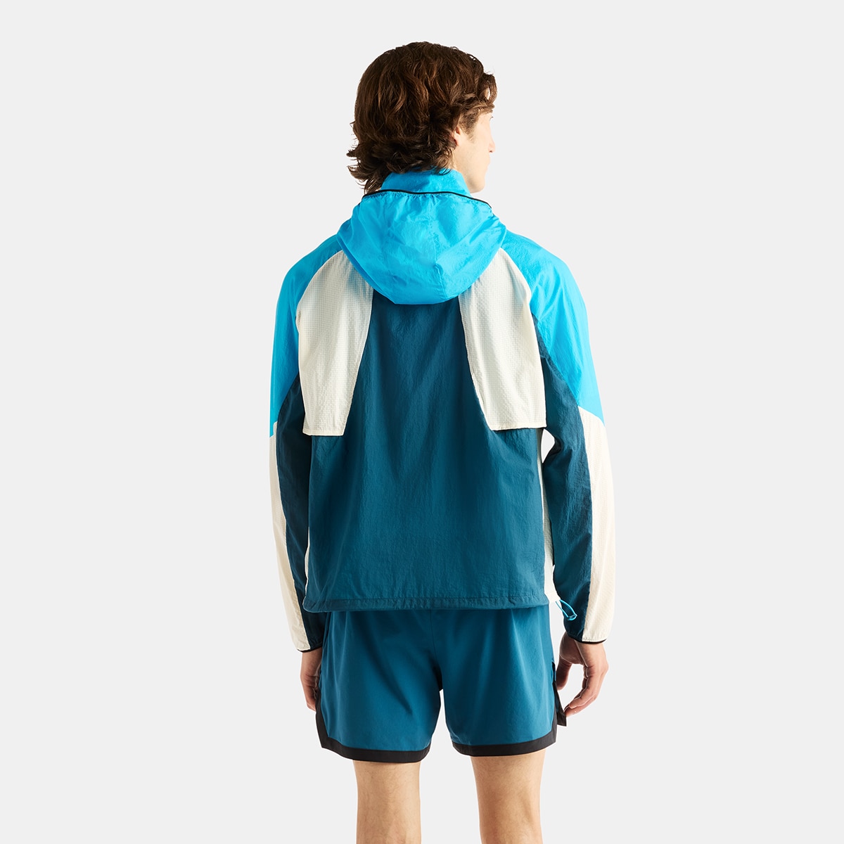 Cortavientos running de hombre RC New Balance - Azul Océano Azul Océano-2