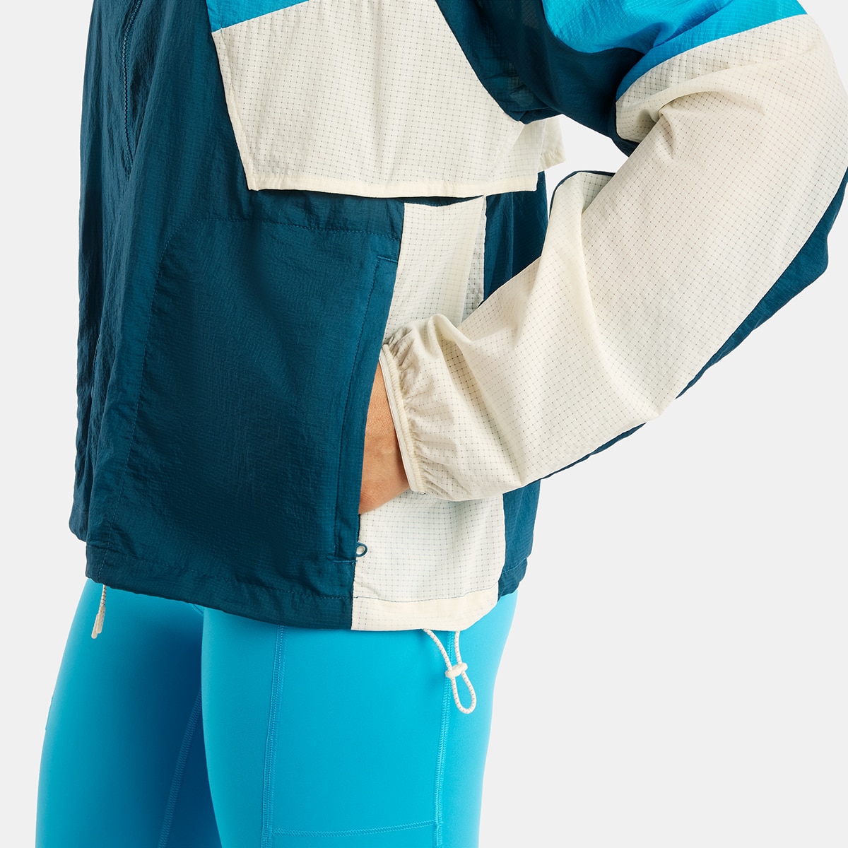 Imagen 5 de Cortavientos running de mujer RC New Balance - Azul Océano Azul Océano