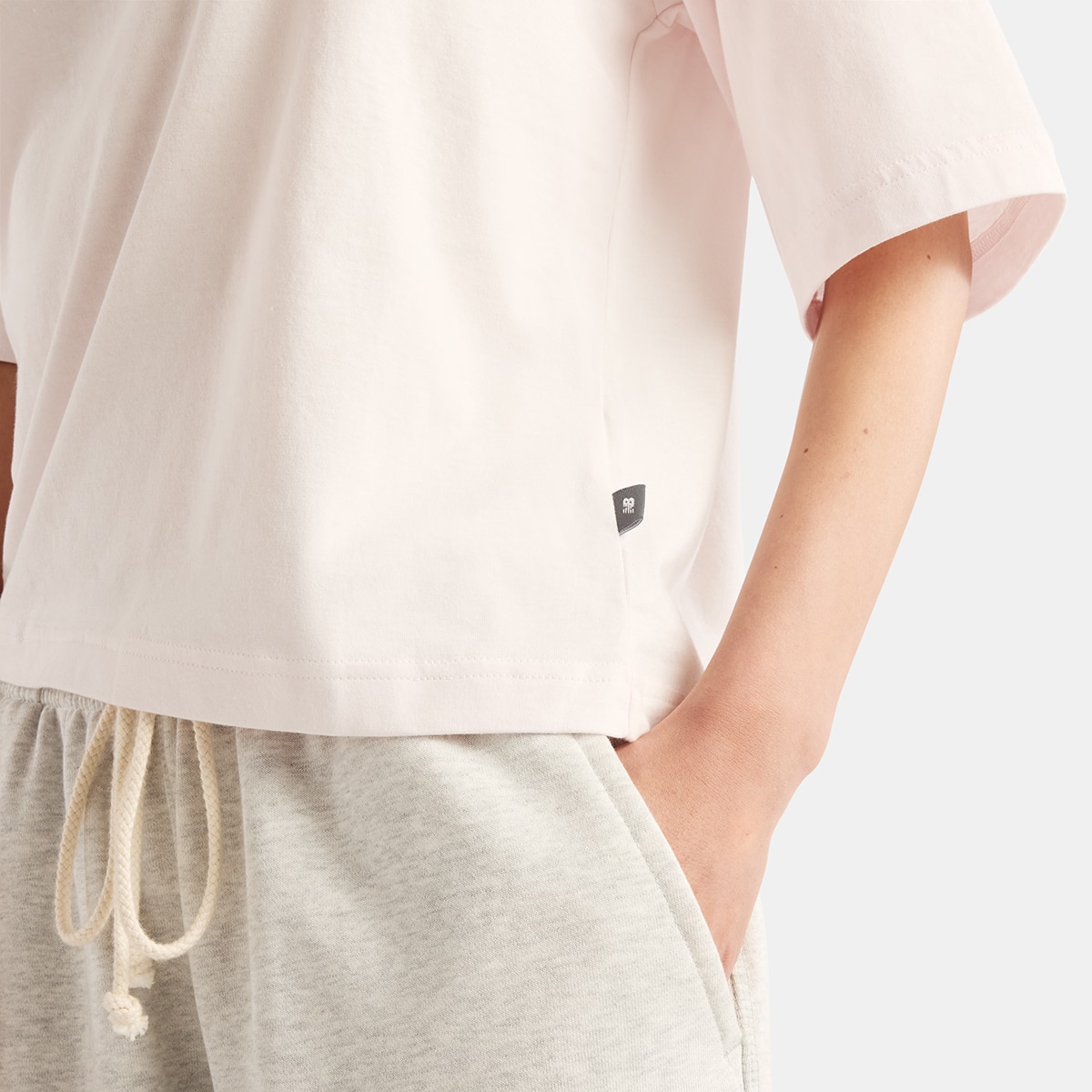 Imagen 5 de Camiseta casual de mujer Pressed Flowers Relaxed New Balance - Rosa claro Rosa claro