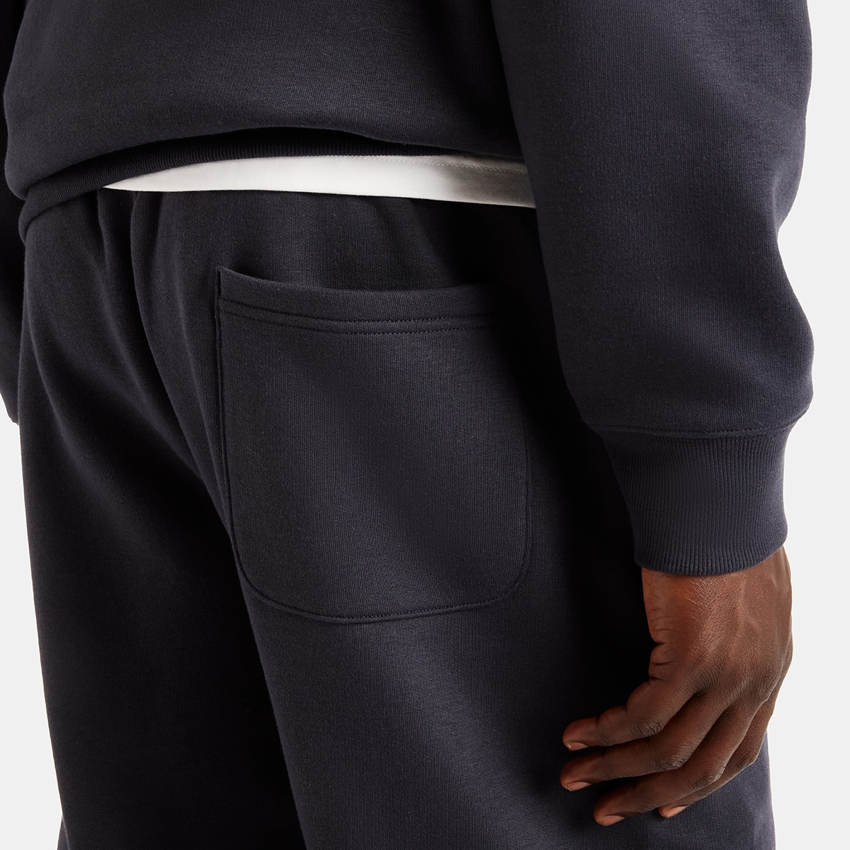 Pantalón casual de hombre Reimagined Graphic Fleece Jogg New Balance - Antracita Antracita-4
