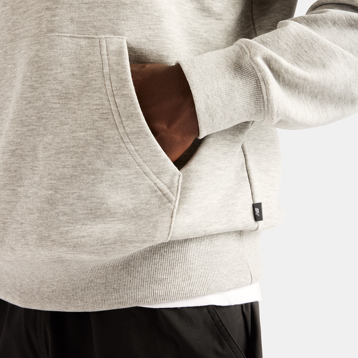 Sudadera con capucha casual de hombre Foggy Daze 1906 New Balance - Gris Gris-5
